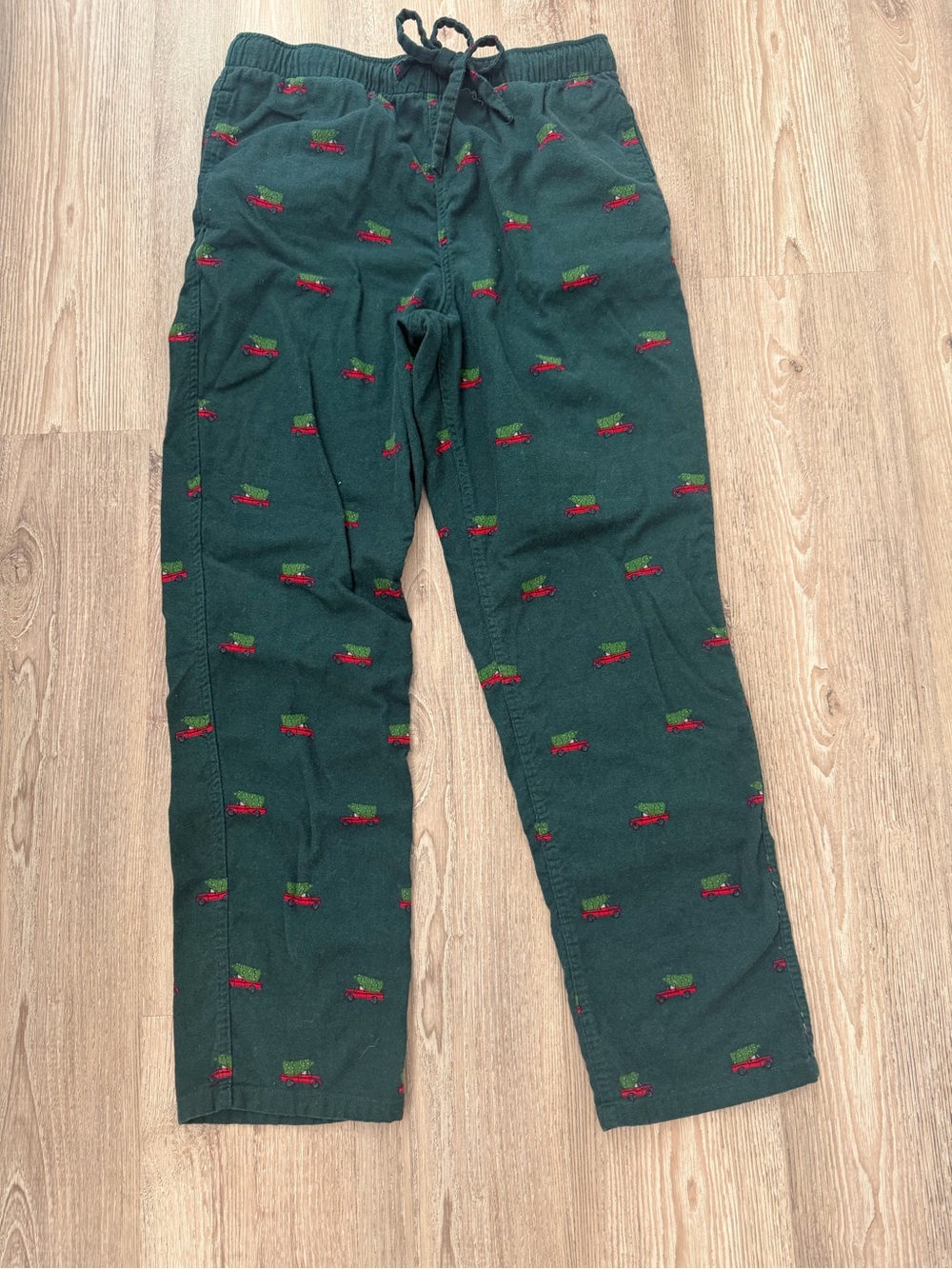 J. Crew Mens Christmas Flannel PJs/loungwear with Red Truck/Christmad Tree